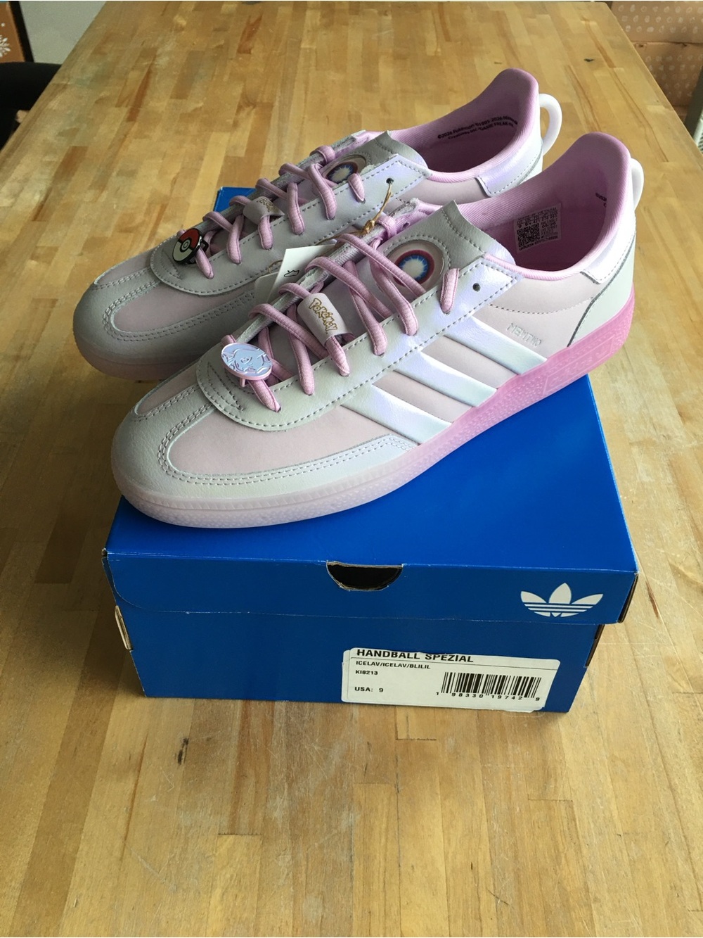 Pokémon x adidas Samba OG “Mewtwo” KI8220 Size 9 BRAND NEW